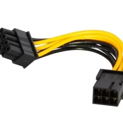 Cabo Adaptador Conversor 6 Para 8 Pinos Pcie Placa De Vídeo