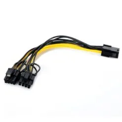 Cabo De Energia 6 Pinos Para 2 X 6+2 (8) Pinos Pcie Splitter