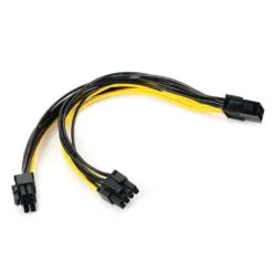 Cabo De Energia 8 Pinos Para 2 X 8 (6+2) Pinos Pcie Splitter
