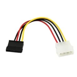 Cabo Adaptador Sata Fêmea Para Ide Molex Macho 4 Pinos